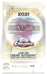 2021 Topps Allen & Ginter CHROME MLB Baseball Hobby Box